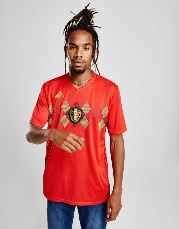 Adidas Belgium 2018 Home Shirt Punainen