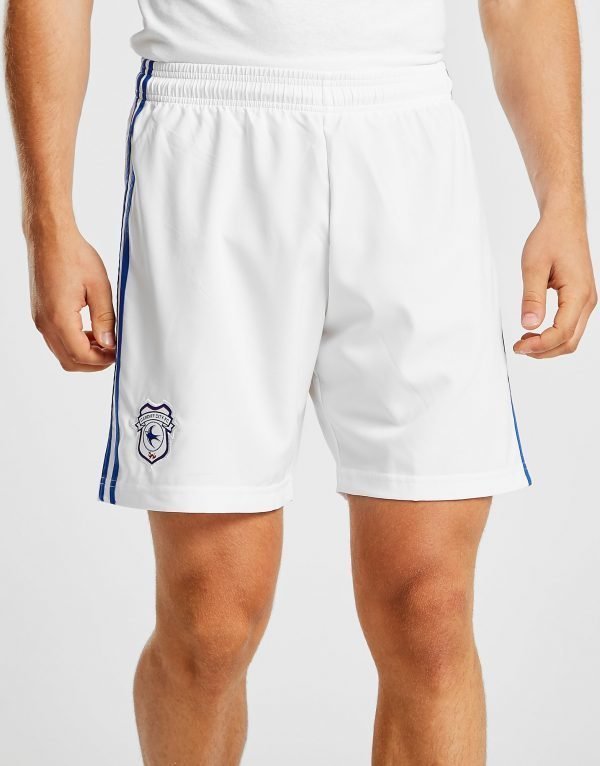 Adidas Cardiff City Fc 2018/19 Away Shorts Valkoinen