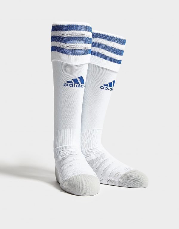 Adidas Cardiff City Fc 2018/19 Away Socks Valkoinen