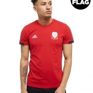 Adidas Fa Wales 2018/19 T-Shirt Punainen