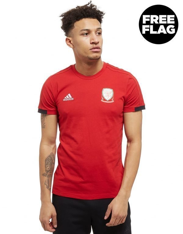 Adidas Fa Wales 2018/19 T-Shirt Punainen
