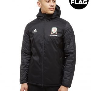 Adidas Fa Wales 2018/19 Winter Jacket Musta