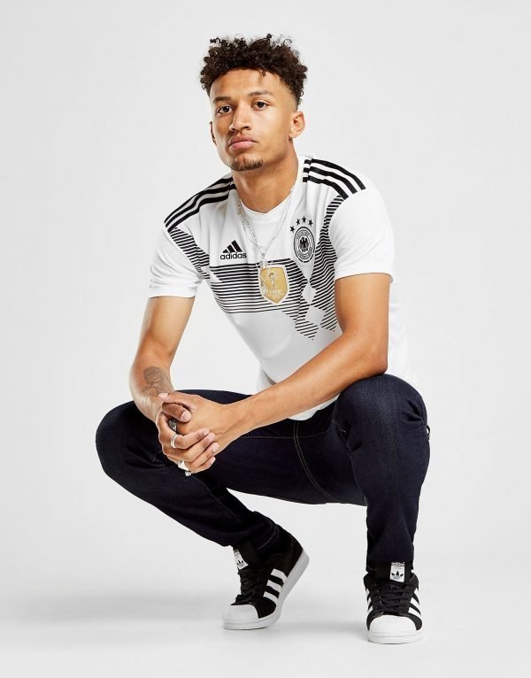 Adidas Germany 2018/19 Home Shirt Valkoinen