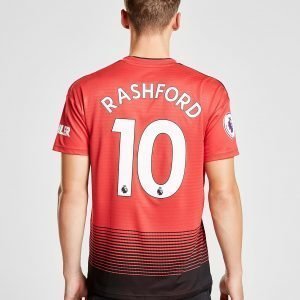 Adidas Manchester United 2018/19 Rashford #10 Home Shirt Punainen