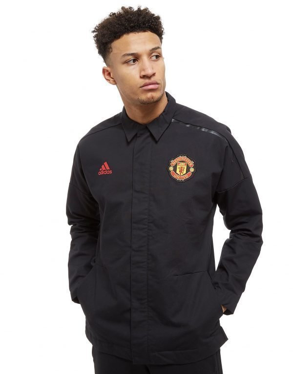 Adidas Manchester United Fc 2018 Z.N.E. Jacket Musta