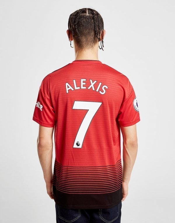 Adidas Manchester United Fc 2018/19 Alexis #7 Kotipaita Punainen