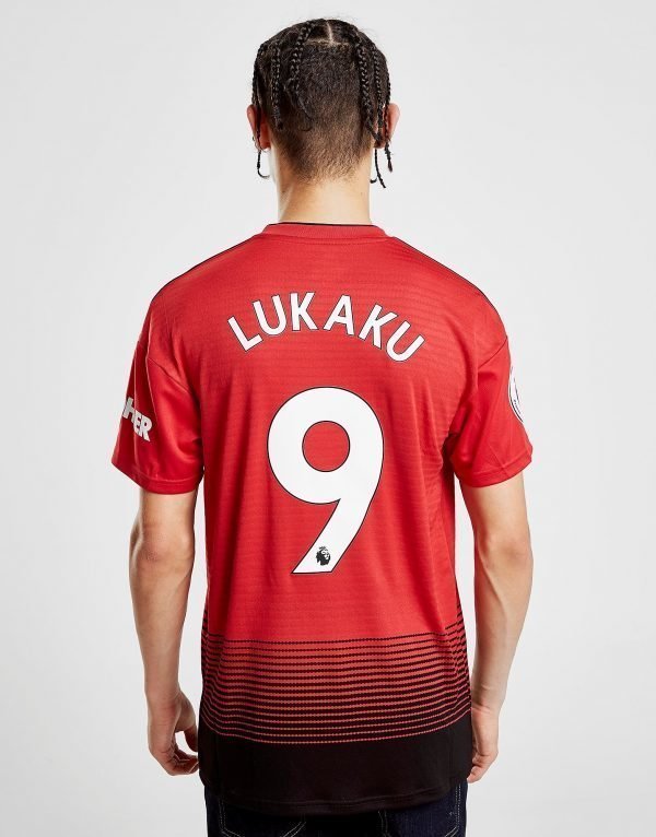 Adidas Manchester United Fc 2018/19 Lukaku #9 Kotipaita Punainen