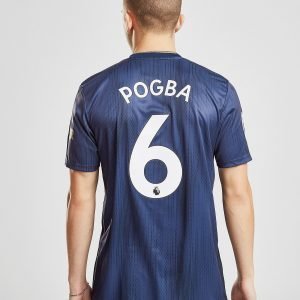 Adidas Manchester United Fc 2018/19 Pogba #6 Third Shirt Sininen