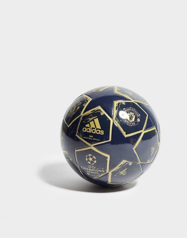 Adidas Manchester United Fc Finale 2018 Mini Ball Jalkapallo Sininen