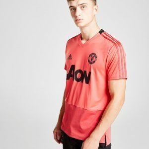 Adidas Manchester United Fc Training Shirt Vaaleanpunainen