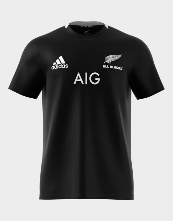 Adidas New Zealand All Black 2019 Home T-Shirt Pre Order Musta