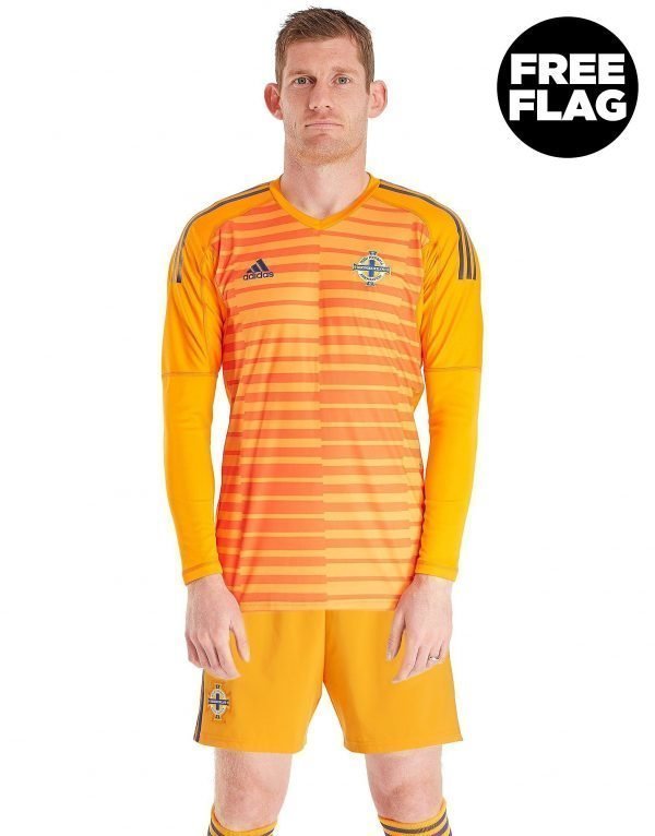 Adidas Northern Ireland 2018/19 Home Goalkeeper Shirt Oranssi