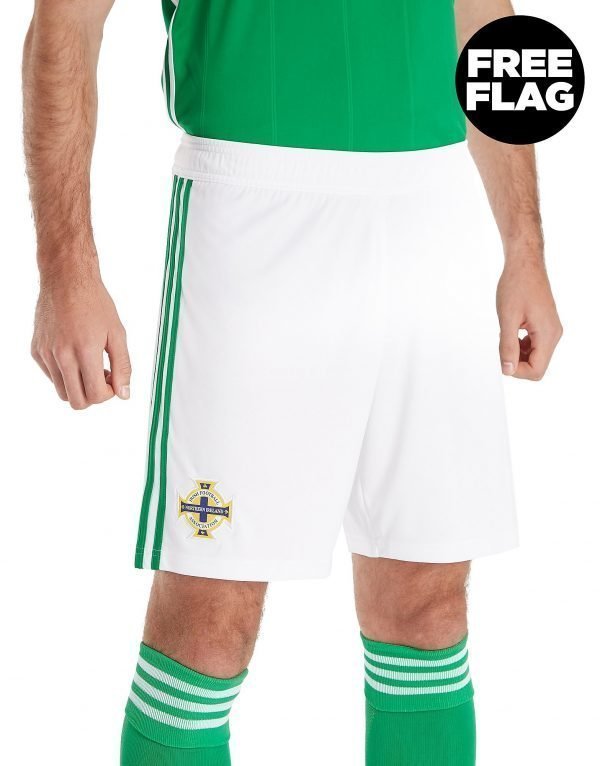 Adidas Northern Ireland 2018/19 Home Shorts Valkoinen