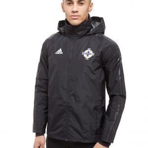 Adidas Northern Ireland 2018/19 Storm Jacket Musta