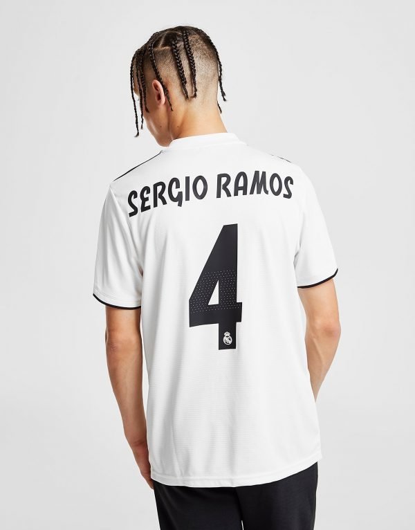 Adidas Real Madrid 2018/19 Sergio Ramos #4 Kotipaita Valkoinen