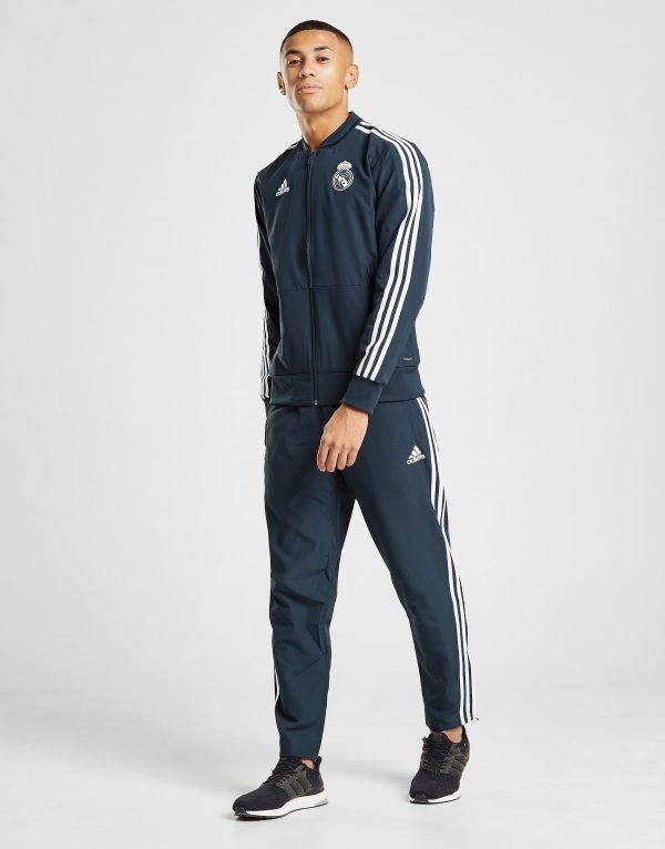 Adidas Real Madrid Presentation Track Pants Sininen