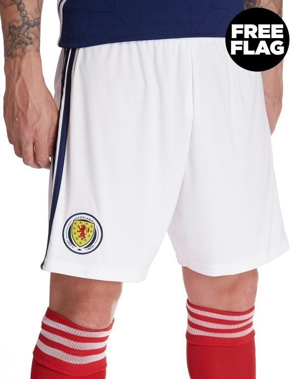 Adidas Scotland 2018/19 Home Shorts Valkoinen