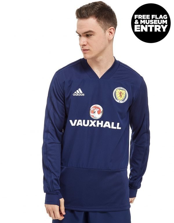 Adidas Scotland Fa 2018 Training Top Laivastonsininen