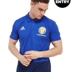 Adidas Scotland Fa 2018/19 Polo Shirt Sininen