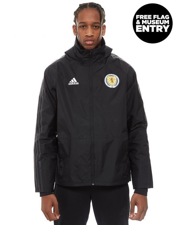 Adidas Scotland Fa 2018/19 Storm Jacket Musta