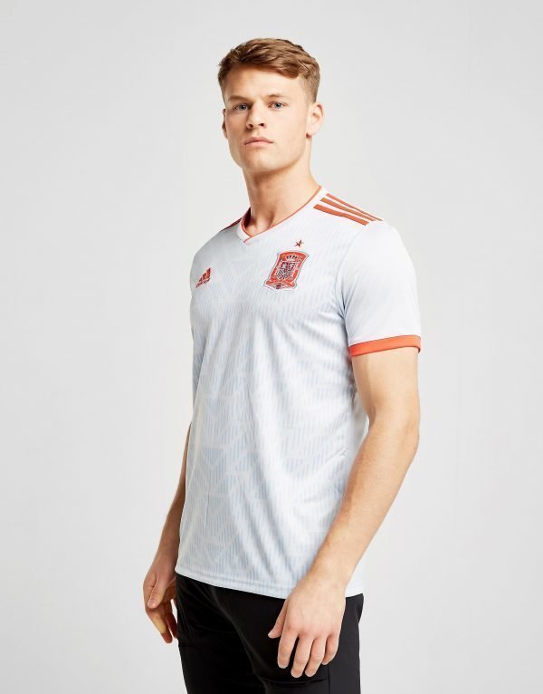 Adidas Spain 2018 Away Shirt Sininen