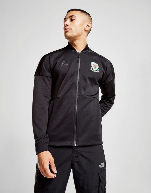 Adidas Wales 2018 Anthem Jacket Musta