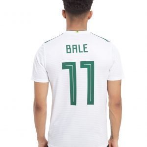 Adidas Wales 2018 Away Bale #11 Shirt Valkoinen