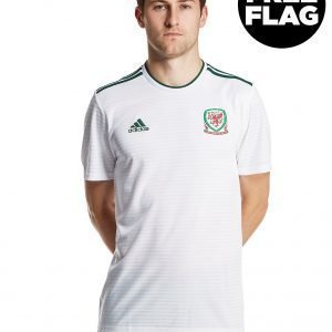 Adidas Wales 2018/19 Away Shirt Valkoinen