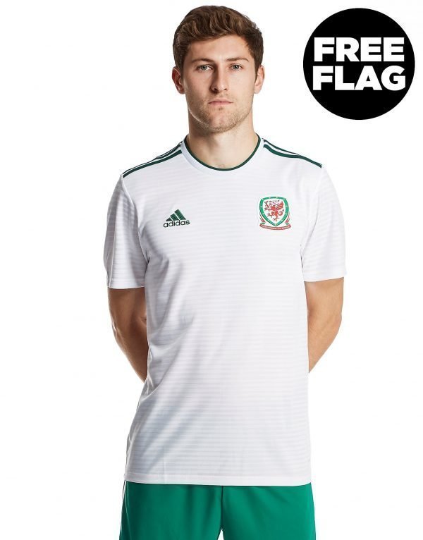 Adidas Wales 2018/19 Away Shirt Valkoinen