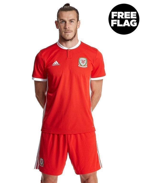 Adidas Wales 2018/19 Home Shirt Punainen