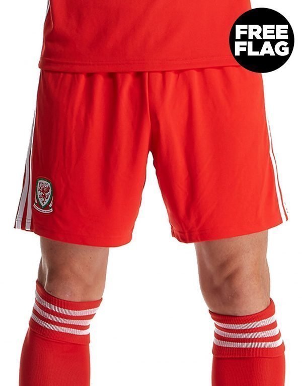 Adidas Wales 2018/19 Home Shorts Punainen