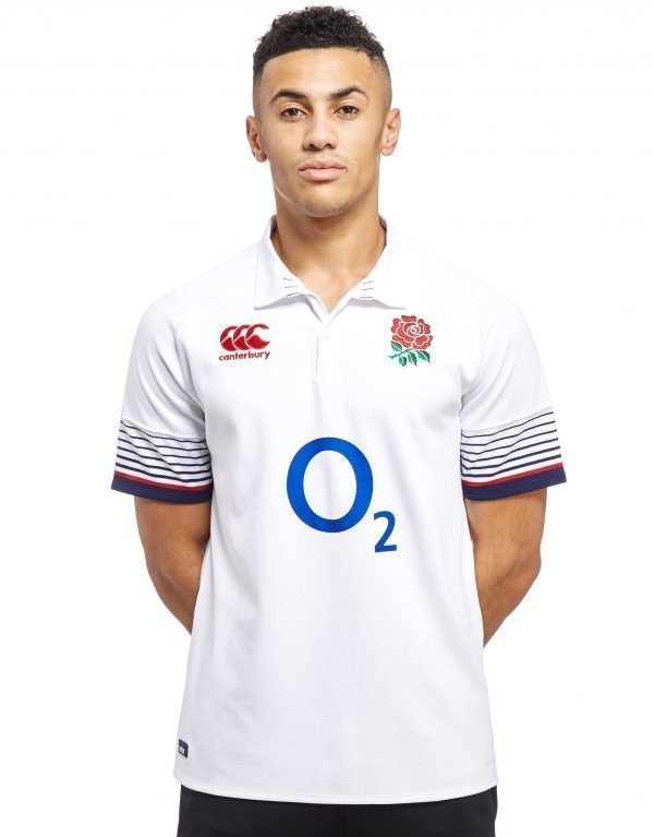 Canterbury England Rfu 2017 / 18 Home Classic Shirt Valkoinen