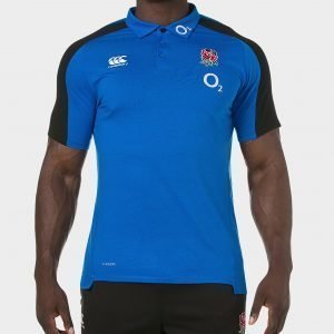 Canterbury England Rfu Performance Polo Paita Sininen