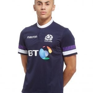 Macron Scotland 2017 / 18 Rugby Union Home Shirt Laivastonsininen