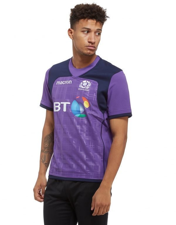 Macron Scotland Rugby 2017 / 18 Training Shirt Violetti