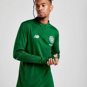 New Balance Celtic Fc 2018/19 1/2 Zip Track Top Vihreä