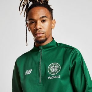 New Balance Celtic Fc 2018/19 1/4 Zip Tech Top Vihreä