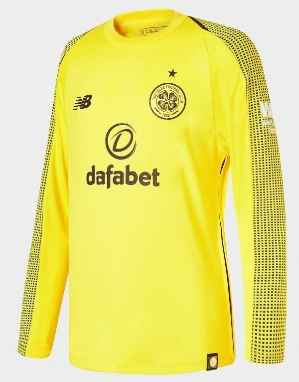 New Balance Celtic Fc 2018/19 Home Goalkeeper Paita Keltainen