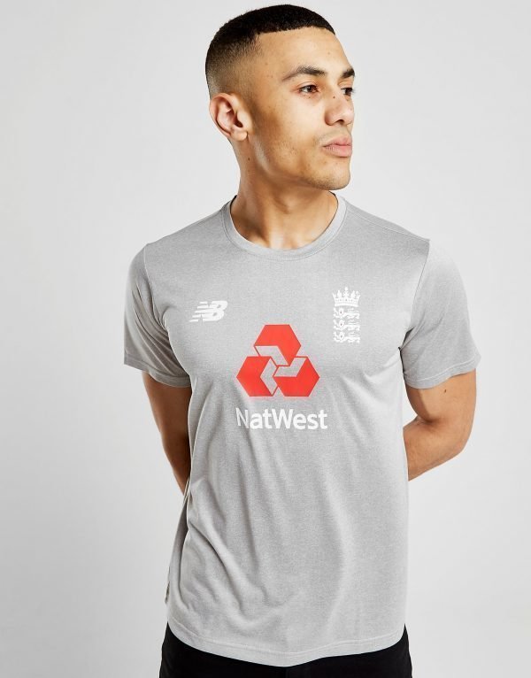 New Balance Ecb Training Cotton T-Shirt Harmaa