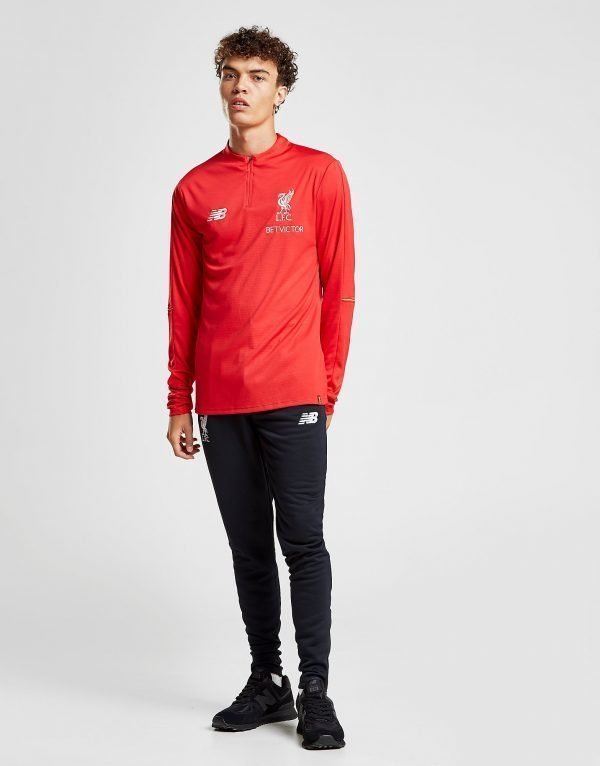 New Balance Liverpool Fc 1/4 Zip Top Punainen