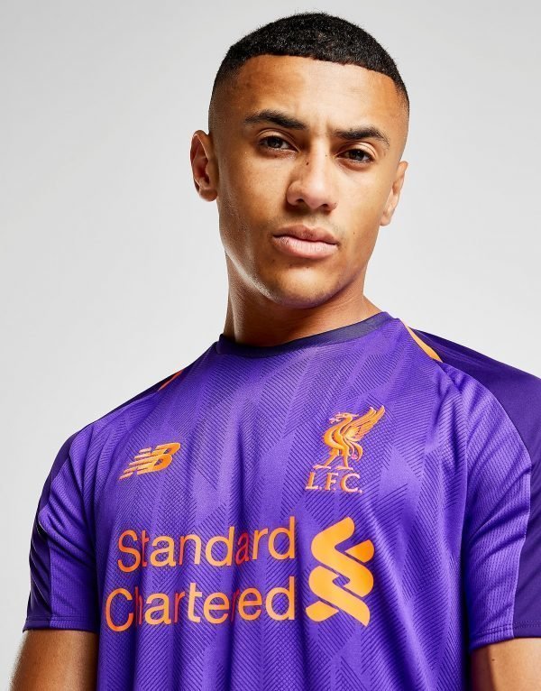 New Balance Liverpool Fc 2018/19 Away Paita Violetti