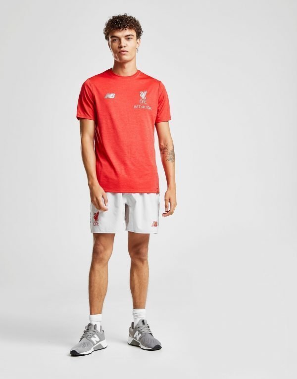 New Balance Liverpool Fc Leisure T-Shirt Punainen