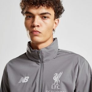 New Balance Liverpool Fc Rain Jacket Harmaa