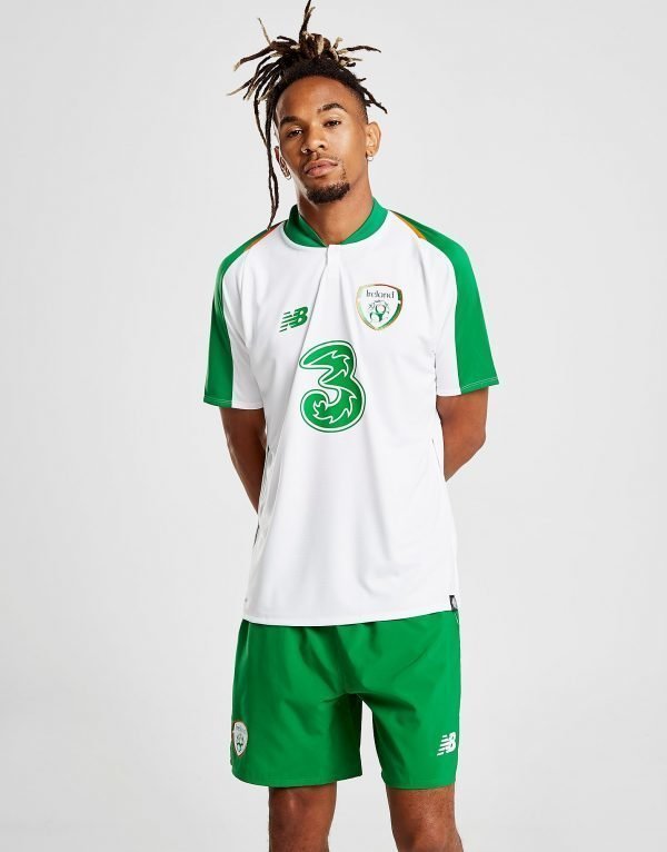 New Balance Republic Of Ireland 2018/19 Away Shirt Valkoinen