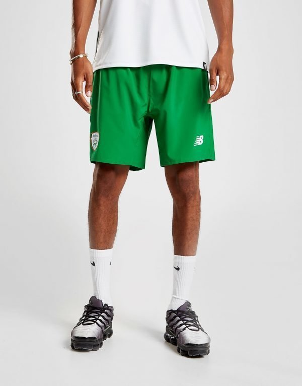 New Balance Republic Of Ireland 2018/19 Away Shorts Vihreä