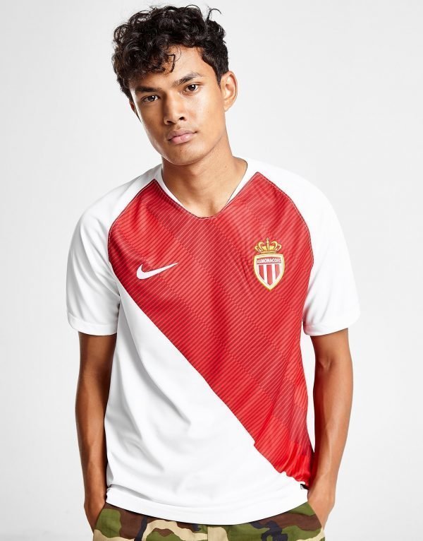 Nike As Monaco 2018/19 Home Shirt Valkoinen