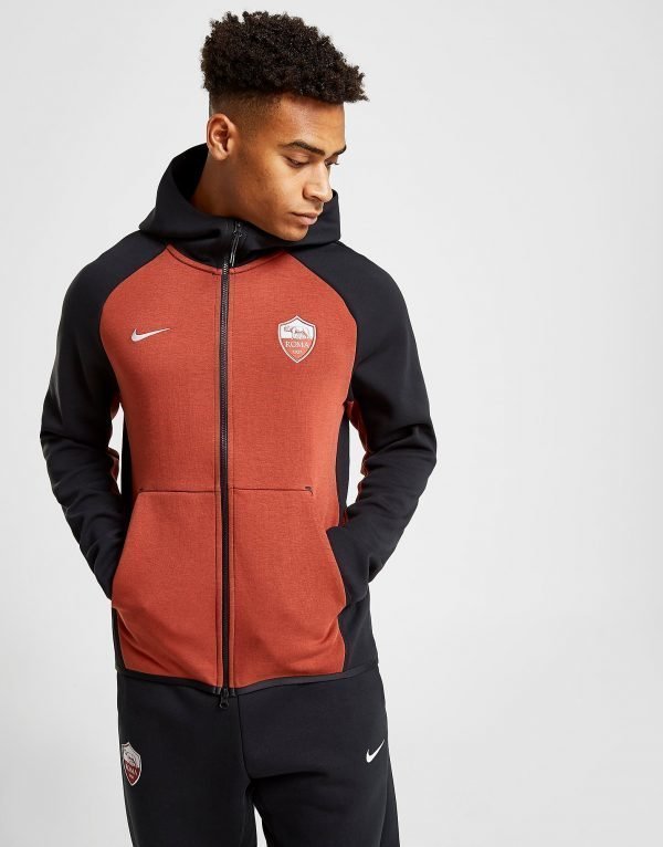 Nike As Roma Tech Hoodie Punainen