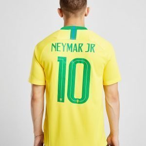 Nike Brazil 2018/19 Neymar #10 Home Shirt Keltainen