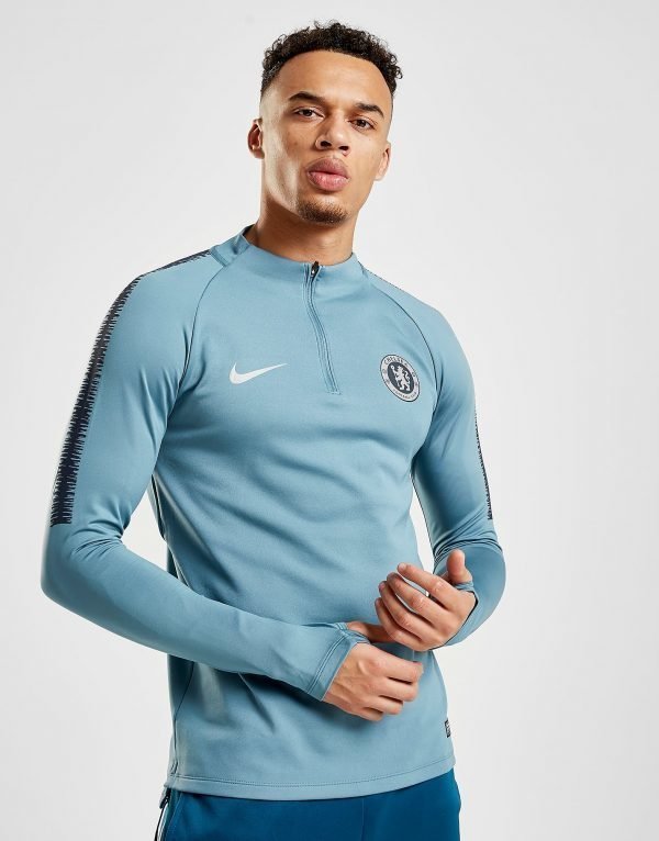 Nike Chelsea Fc 2018/19 Squad Drill Top Sininen