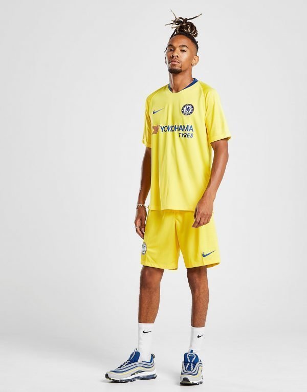 Nike Chelsea Fc 2018/19 Vierasshortsit Keltainen